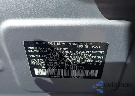 2015 Subaru Forester 2.5I Limited из США, поврежденный, VIN JF2SJARC6FH411973